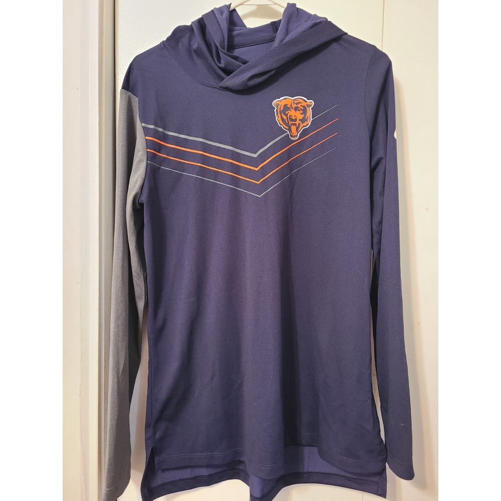 Nike Chicago Bears NFL Team Apparel Dri-FIT Hoodie. Size Medium